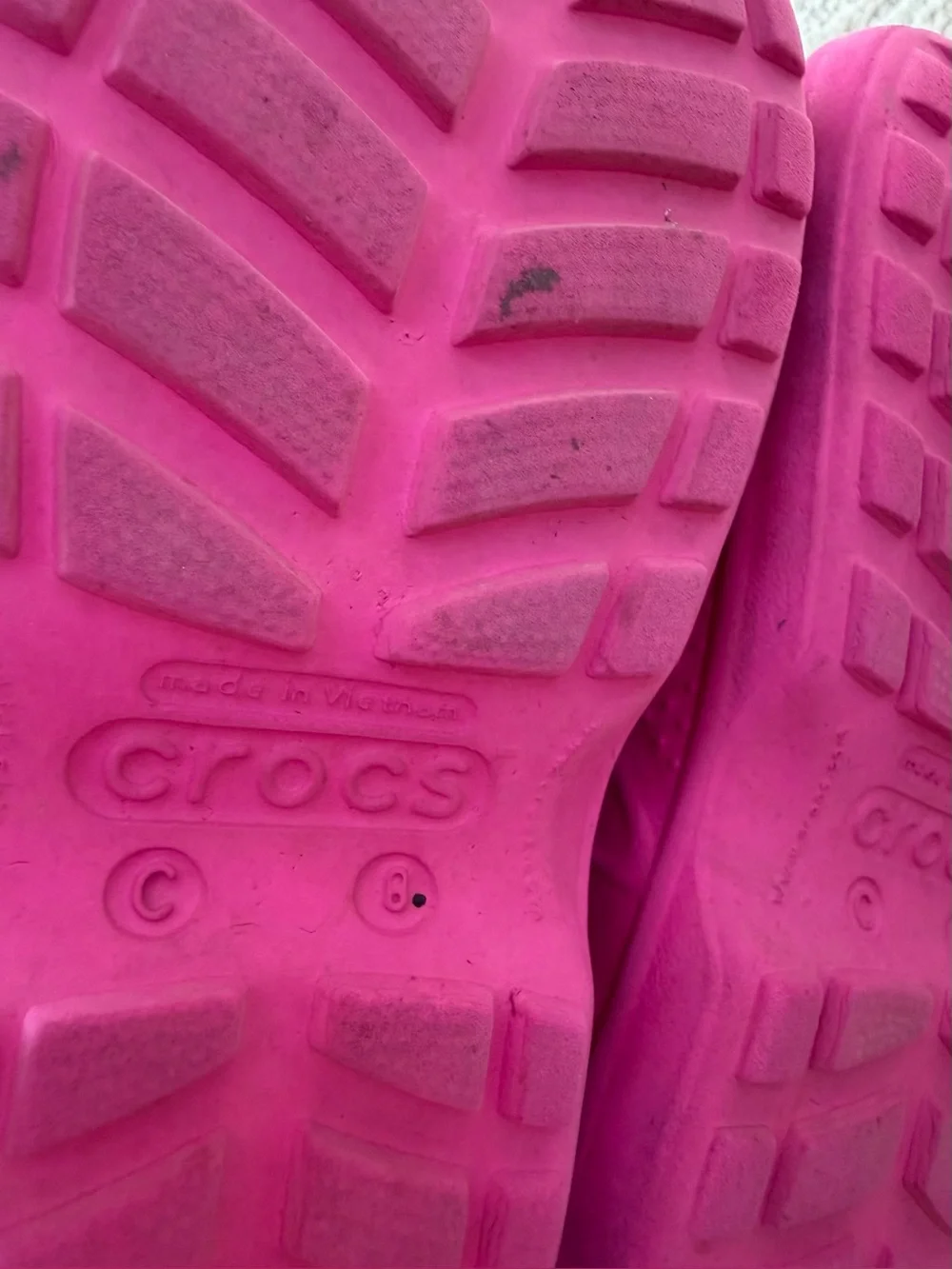 Crocs Toddler Size 8 Pink Handle It Rain Boots